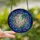 Art & Nature Lovers' Intricate Stained Glass Geometric Crystal Botanical Celestial Mosaic in Emerald Teal Aqua Jewel Tones Stained Glass Suncatcher - 2