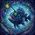 Deep Sea Art Lovers' Menacing Anglerfish Stained Glass Deep Sea Abyss Jewel Tone Mosaic Stained Glass Suncatcher - 7