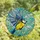 Nature Lovers' Vibrant Yellow Blue Tit Tiffany Stained Glass Mosaic, Sky Blue Royal Blue Abstract Jewel Tones Stained Glass Suncatcher - 4