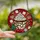 Holiday Enthusiasts' Intricate Stained Glass Hot Cocoa Marshmallow Reindeer Christmas Tree Mosaic Pattern Stained Glass Suncatcher - 2