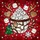 Holiday Enthusiasts' Intricate Stained Glass Hot Cocoa Marshmallow Reindeer Christmas Tree Mosaic Pattern Stained Glass Suncatcher - 7
