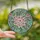 Art Enthusiasts' Intricate Stained Glass Cherry Blossom Pink Green Pastel Blue Floral Mosaic Stained Glass Suncatcher - 2