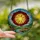 Art Lovers' Tiffany Style Stained Glass Sun Sky Mosaic Vibrant Yellow Red Orange Stained Glass Suncatcher - 2