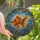 Art Lovers' Radiant Goldfish Stained Glass Tiffany Jewel Tone Aquatic Design Stained Glass Suncatcher - 1