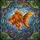 Art Lovers' Radiant Goldfish Stained Glass Tiffany Jewel Tone Aquatic Design Stained Glass Suncatcher - 7