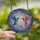 Women's Vibrant Tiffany Stained Glass Hummingbird Floral Lavender Mosaic Stained Glass Suncatcher - 2