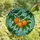 Art Lovers' Vibrant Tiffany Stained Glass Citrus Oranges Organic Mosaic Jewel Tones Stained Glass Suncatcher - 4