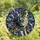Australian Shepherd Lovers' Tiffany Style Stained Glass Blue Merle Aussie Dog Geometric Mosaic Jewel Tones Stained Glass Suncatcher - uA-a00Q0Qh