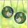 Fantasy Art Fans' Intricate Tiffany Stained Glass Ghost Monstera Pattern, Vibrant Green Terracotta Black Stained Glass Suncatcher - 3