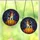 Halloween Dog Lovers' Tiffany Stained Glass Beagle Witch Puppy Pumpkin Autumn Leaves Starry Mosaic Stained Glass Suncatcher - 3