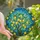 Art Lovers' Tiffany Stained Glass Lemon Tree Branch, Ripe Yellow Fruit, Emerald Leaves, Teal Mosaic Sky, Jewel Tones Stained Glass Suncatcher - eorOqdhnZl