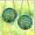 Art Lovers' Tiffany Stained Glass Lemon Tree Branch, Ripe Yellow Fruit, Emerald Leaves, Teal Mosaic Sky, Jewel Tones Stained Glass Suncatcher - nKaP7v4QJv