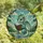 Fantasy Book Lovers' Chibi Dragon Tiffany Stained Glass Mosaic Blue Aqua Brown Green Jewel Tones Stained Glass Suncatcher - 4