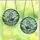 Fantasy Book Lovers' Chibi Dragon Tiffany Stained Glass Mosaic Blue Aqua Brown Green Jewel Tones Stained Glass Suncatcher - 3
