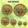 Nature Lovers' Tiffany Stained Glass Succulent Cactus Basket Mosaic Emerald Golden Orange Stained Glass Suncatcher - 6