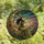 Mystic Souls' Tiffany Stained Glass Witch Crescent Moon, Emerald Green Orange Purple Jewel Tone Twilight Sky Mosaic Stained Glass Suncatcher - 4