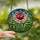 Nature Enthusiasts' Vibrant Pink Red Rose Intricate Tiffany Stained Glass Botanical Mosaic Stained Glass Suncatcher - 2