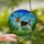 Dog Owners' Intricate Stained Glass Beagle Dog Mosaic, Vibrant Tiffany Style Jewel Tones & Nature Art Stained Glass Suncatcher - 2