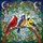 Nature Lovers' Vibrant Tiffany Stained Glass Cardinal & Finch Floral Mosaic Stained Glass Suncatcher - 7