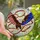 Patriotic Americans' Majestic Stained Glass Bald Eagle American Flag Ruby Sapphire Amber Mosaic Stained Glass Suncatcher - XqmMu4i5cs