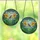 Nature Lovers' Vibrant Tiffany Style Stained Glass Blue Bird Golden Lilies Emerald Leaves Azure Sky Mosaic Stained Glass Suncatcher - O9iu4Pi67i