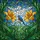 Nature Lovers' Vibrant Tiffany Style Stained Glass Blue Bird Golden Lilies Emerald Leaves Azure Sky Mosaic Stained Glass Suncatcher - 7