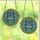 Wolf Lovers' Tiffany Stained Glass Wolf Head Geometric Glowing Eyes Mosaic Stained Glass Suncatcher - 3