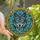 Wolf Lovers' Tiffany Stained Glass Wolf Head Geometric Glowing Eyes Mosaic Stained Glass Suncatcher - 1