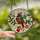 Christmas & Nature Lovers' Vibrant Tiffany Stained Glass Cardinal Bobble Hat Argyle Scarf Winter Forest Jewel Tones Stained Glass Suncatcher - 8NdNuO7MYF