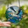 Nature Lovers' Tiffany Style Stained Glass Majestic Pelican Water Lilies Blue Green Mosaic Art Stained Glass Suncatcher - eV8ke8kfE_
