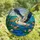Nature Lovers' Tiffany Style Stained Glass Majestic Pelican Water Lilies Blue Green Mosaic Art Stained Glass Suncatcher - y6GTr30P08
