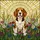 Beagle Lovers' Stained Glass Tiffany Style Beagle Wildflower Sunburst Design Stained Glass Suncatcher - 7