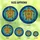 Ocean & Art Lovers' Intricate Stained Glass Sea Turtle Mandala Blue Orange Yellow Bronze Jewel Tones Stained Glass Suncatcher - 6