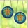 Ocean & Art Lovers' Intricate Stained Glass Sea Turtle Mandala Blue Orange Yellow Bronze Jewel Tones Stained Glass Suncatcher - 3