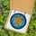 Ocean & Art Lovers' Intricate Stained Glass Sea Turtle Mandala Blue Orange Yellow Bronze Jewel Tones Stained Glass Suncatcher - 5
