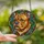 Dog Lovers' Intricate Stained Glass Bulldog Pug Head Geometric Mosaic Jewel Tones Art Pattern Stained Glass Suncatcher - 2