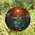 Celestial Art Lovers' Tiffany Style Stained Glass Sun & Planets Cosmic Nebula Jewel Tone Design Stained Glass Suncatcher - 3