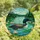 Nature Lovers' Glowing Tiffany Stained Glass Loons with Chicks Mosaic Emerald Green Teal Pink Lake Scene Water Lilies Stained Glass Suncatcher - 4