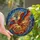 Mythology Art Lovers' Fiery Phoenix Tiffany Glass Jewel Tones Celestial Mosaic Stained Glass Suncatcher - 1