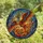 Mythology Art Lovers' Fiery Phoenix Tiffany Glass Jewel Tones Celestial Mosaic Stained Glass Suncatcher - 4