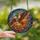 Mythology Art Lovers' Fiery Phoenix Tiffany Glass Jewel Tones Celestial Mosaic Stained Glass Suncatcher - 2