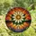 Art Lovers' Intricate Jewel Tone Stained Glass Daisy Crystal Prism Sunset Mosaic Stained Glass Suncatcher - 4