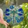 Nature Lovers' Majestic Dragonfly Tiffany Style Stained Glass Vibrant Jewel Tones Mosaic Stained Glass Suncatcher - 8VpzHb5JaR