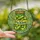 Pickle Lovers' Tiffany Inspired Stained Glass Dill Pickle Jar Art, Vibrant Green & Golden Yellow Mosaic Stained Glass Suncatcher - N88ZuJU33Y