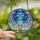 Whimsical Dreamers' Tiffany Stained Glass Hot Air Balloon Forget-Me-Not Jewel Tone Mosaic Stained Glass Suncatcher - 2