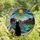 Cat Lovers' Celestial Stained Glass Angel Cat Moon Mountain Wildflower Jewel Tone Mosaic Stained Glass Suncatcher - 9iDcXryoRQ