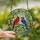 Nature Lovers' Tiffany Stained Glass Cardinal Blue Jay Ruby Sapphire Emerald Jewel Tone Art Stained Glass Suncatcher - 2