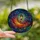 Stargazer's Vibrant Tiffany Stained Glass Crescent Moon & Cosmic Nebula Mosaic Stained Glass Suncatcher - zVe5UmFE6n