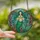 Fantasy Art Lovers' Detailed Stained Glass Mermaid Mosaic Ocean Coral Teal Blue Green Jewel Tones Stained Glass Suncatcher - SS6Gi3ZhU1
