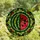 Vibrant Art Lovers' Glowing Stained Glass Watermelon Mosaic Jewel Tones Stained Glass Suncatcher - 4